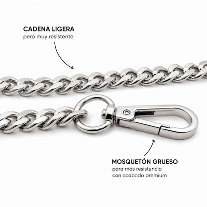 Cadena Bolso con Mosquetones Premium – 65 cm