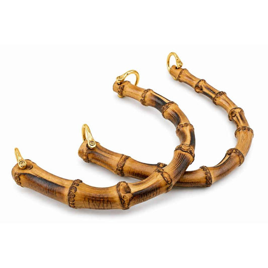 Asa de Bambú Natural para Bolso – 17 cm