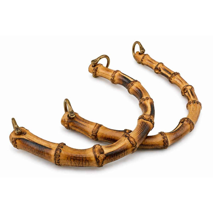 Asa de Bambú Natural para Bolso – 17 cm