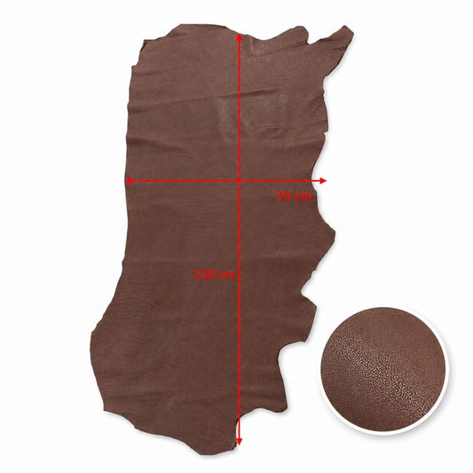 Piel Vacuno Marroquinería MARRÓN TABACO