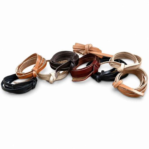 Pack de 9 Tiretas de Cuero Vaquetilla